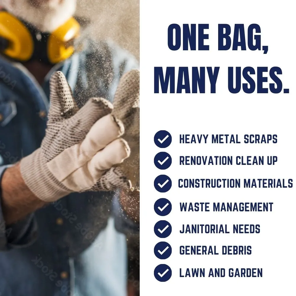 55-60 Gallon Trash Bags - 2.0 Mil - 100/Case