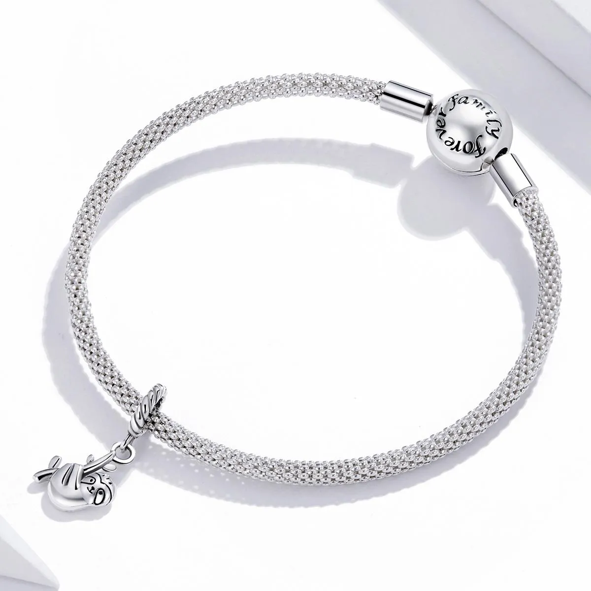 925 Sterling Silver Sloth Pendant For Diy Bracelets & Necklaces