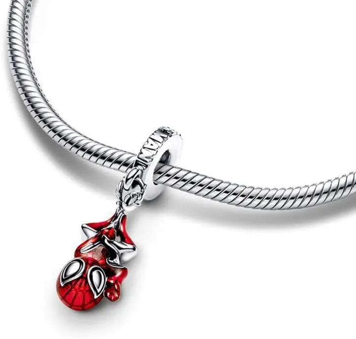 925 Sterling Silver, Spider-Man, Iron Man, Captain America, Hulk, Loki Charms Fit Pandora Bracelets Make DIY Jewellery Gifts for Ladies