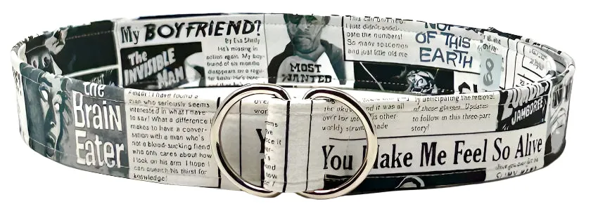 Apocalypse Black and White D-Ring Belt by Oliver Green