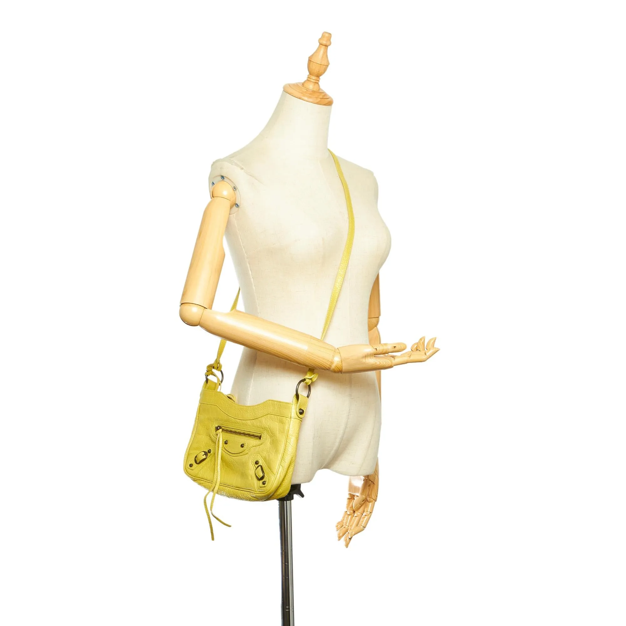 Balenciaga Motocross Classic Hip Leather Crossbody Bag (SHG-17689)