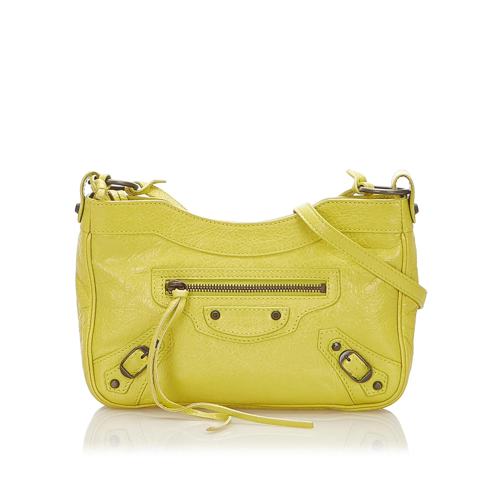 Balenciaga Motocross Classic Hip Leather Crossbody Bag (SHG-17689)