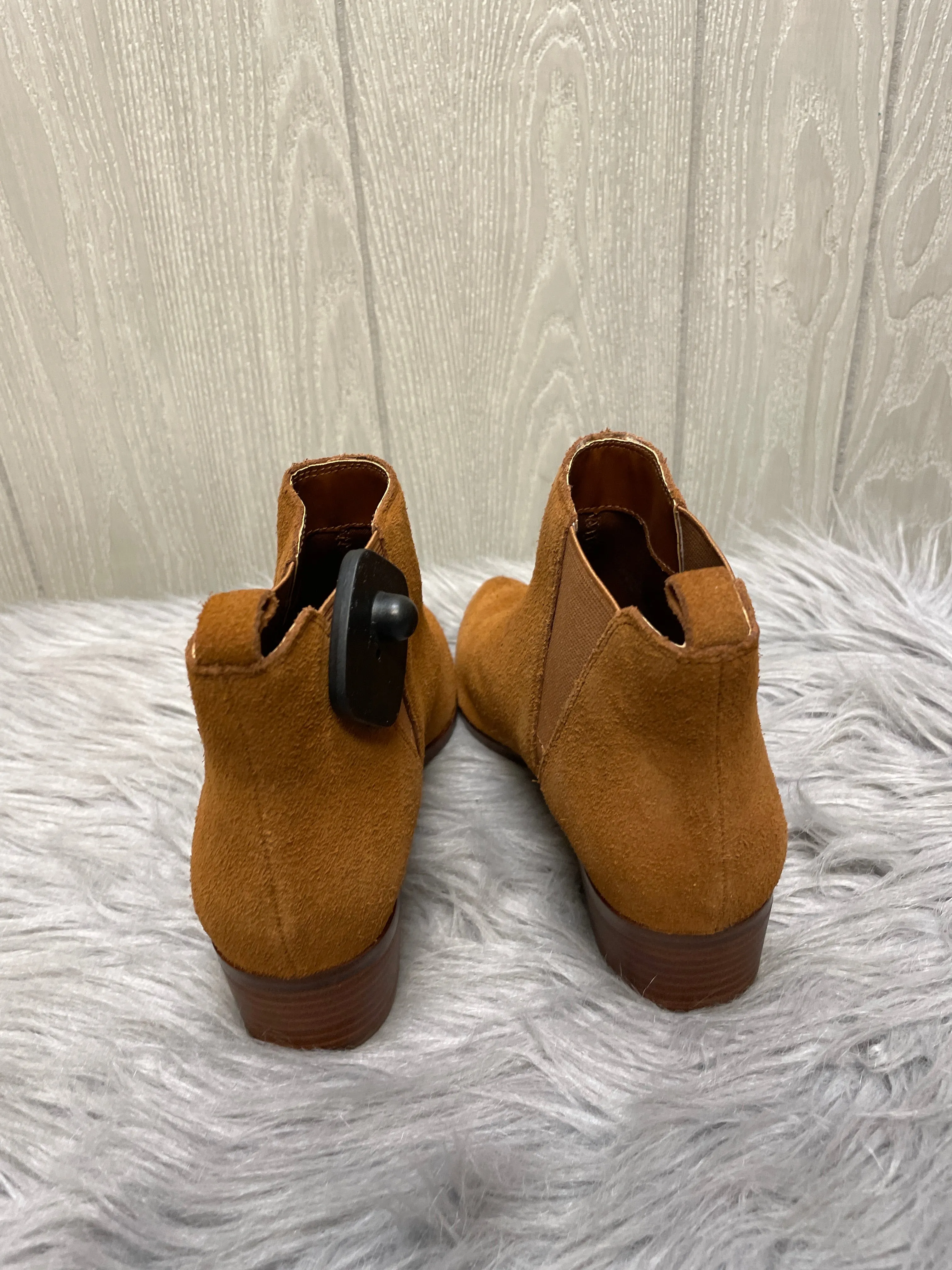 Boots Ankle Flats By Marc Fisher In Brown, Size: 7.5