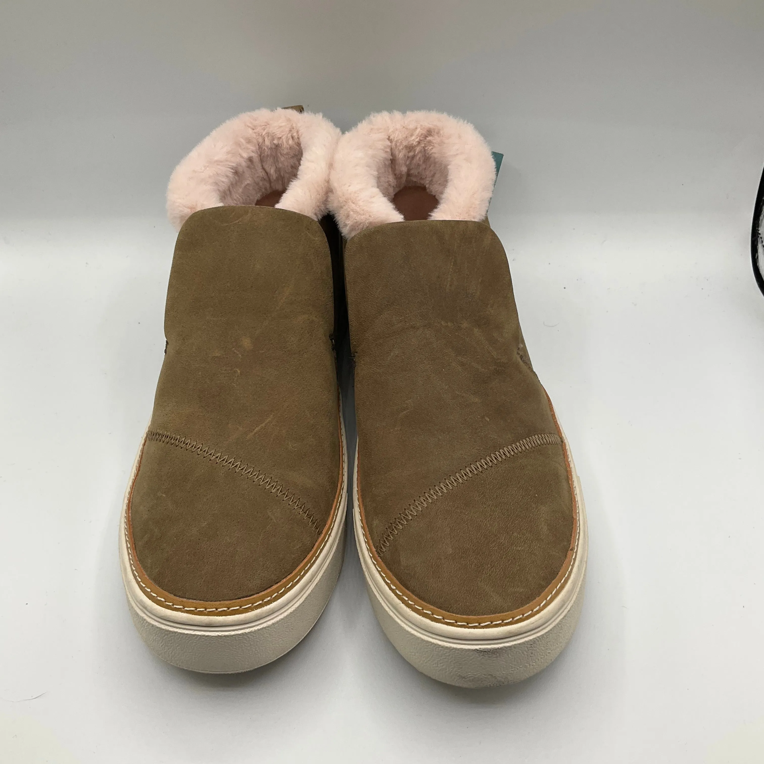 Boots Ankle Flats By Toms In Beige, Size: 8