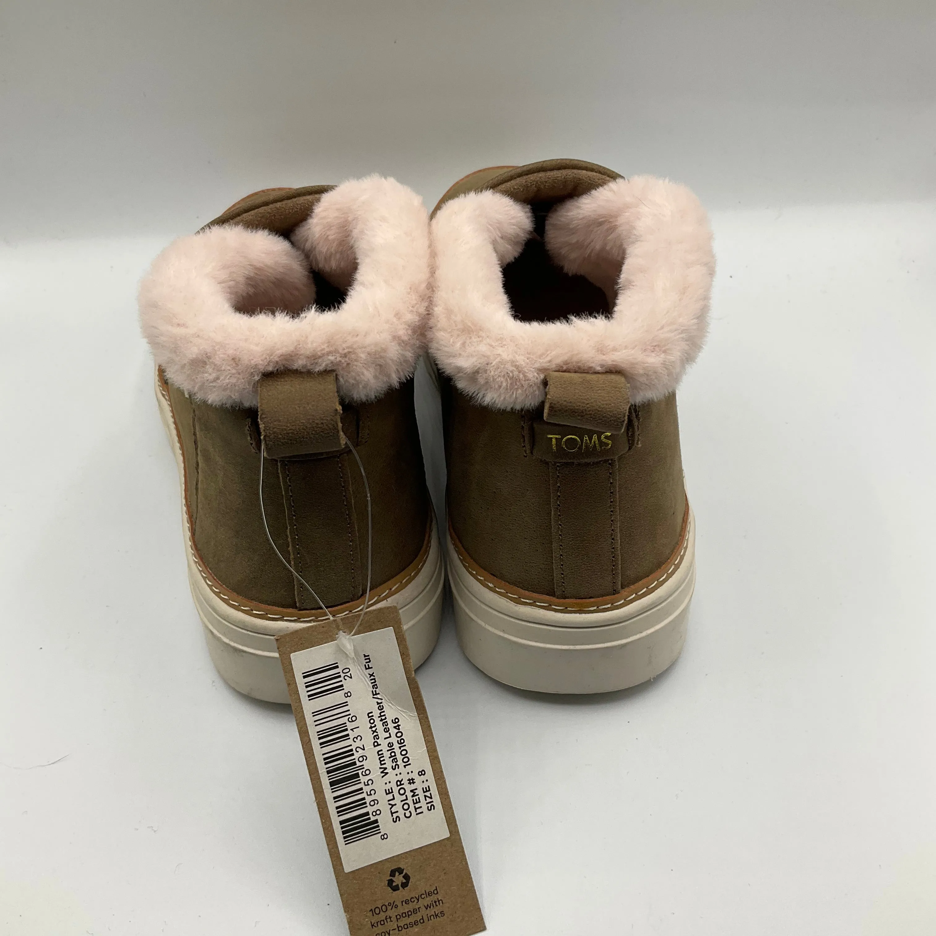 Boots Ankle Flats By Toms In Beige, Size: 8