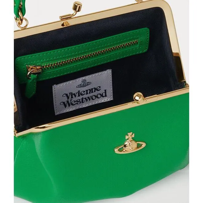 Granny Frame Purse Green