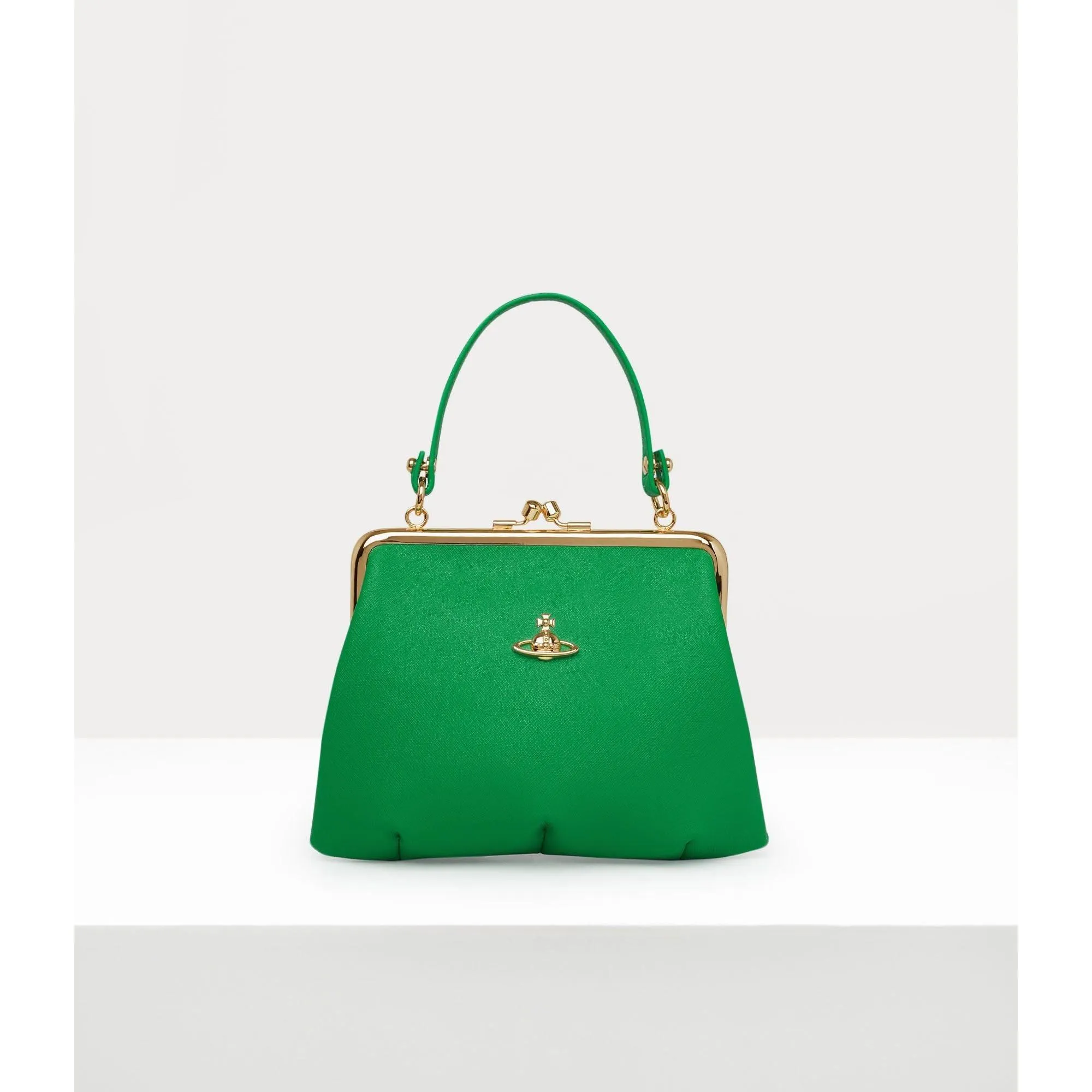 Granny Frame Purse Green