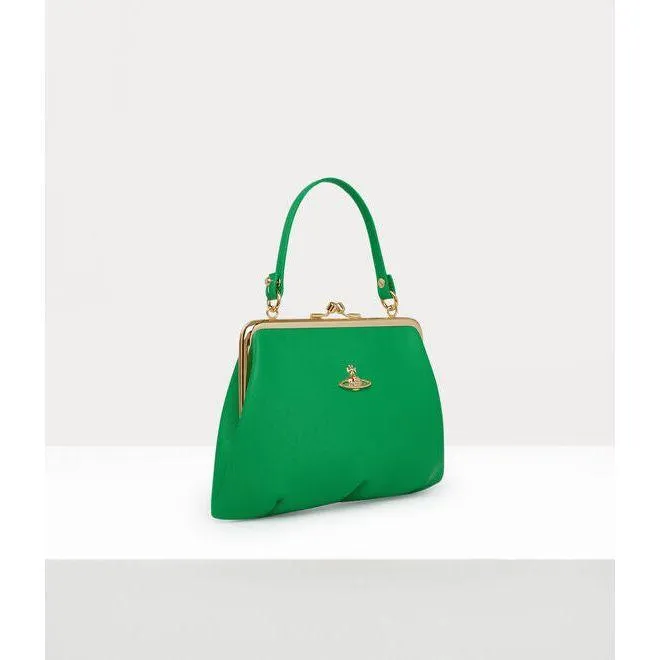 Granny Frame Purse Green