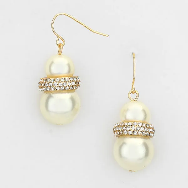 iLLASPARKZ Arabian Pearl Drop Earrings