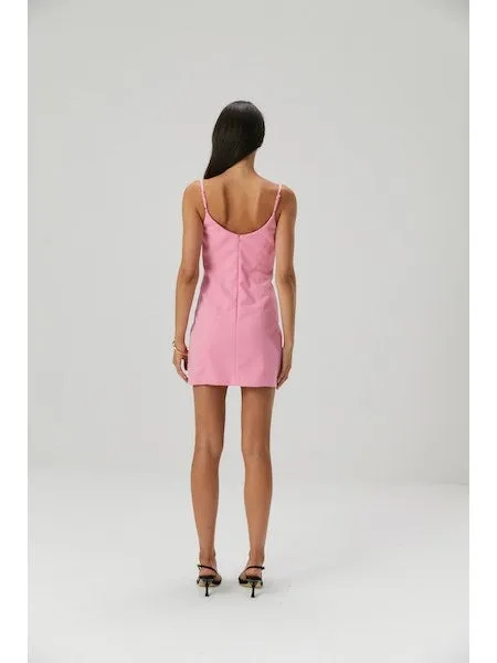Misha | Blanca Bonded Crepe Mini Dress