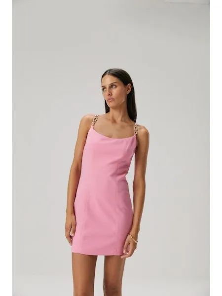 Misha | Blanca Bonded Crepe Mini Dress