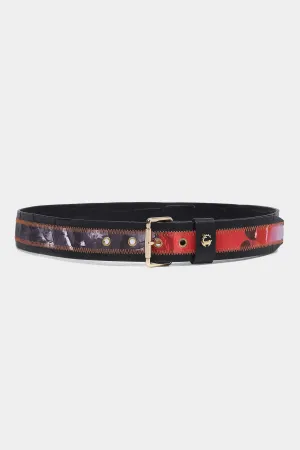 Noir Solscape Trimmed Belt