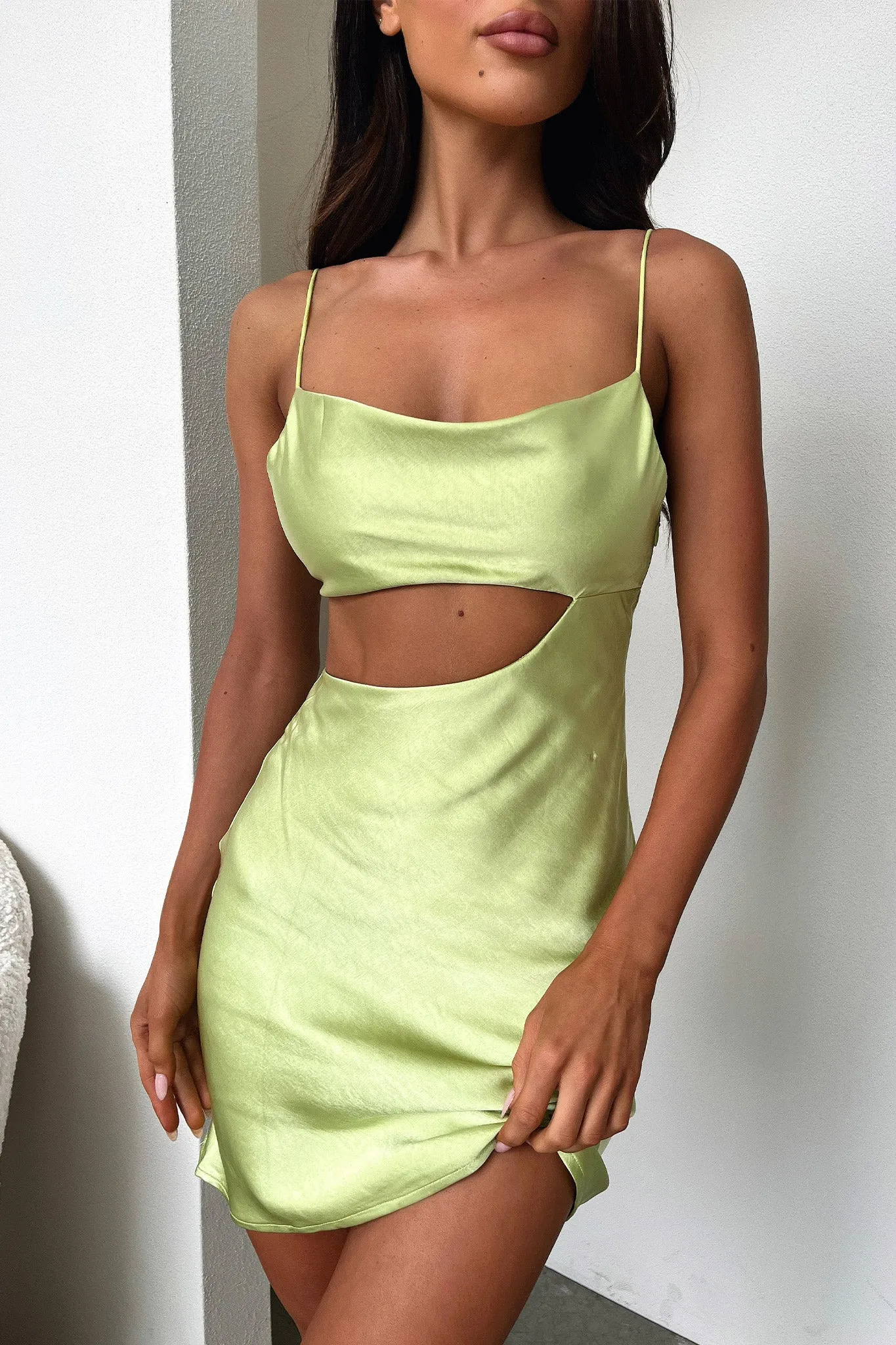 Oasis Mini Dress - Green