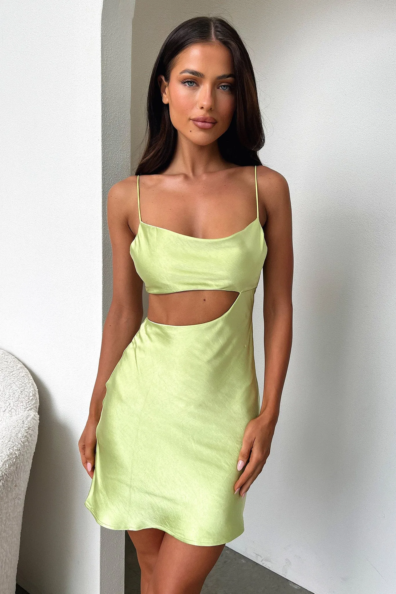 Oasis Mini Dress - Green