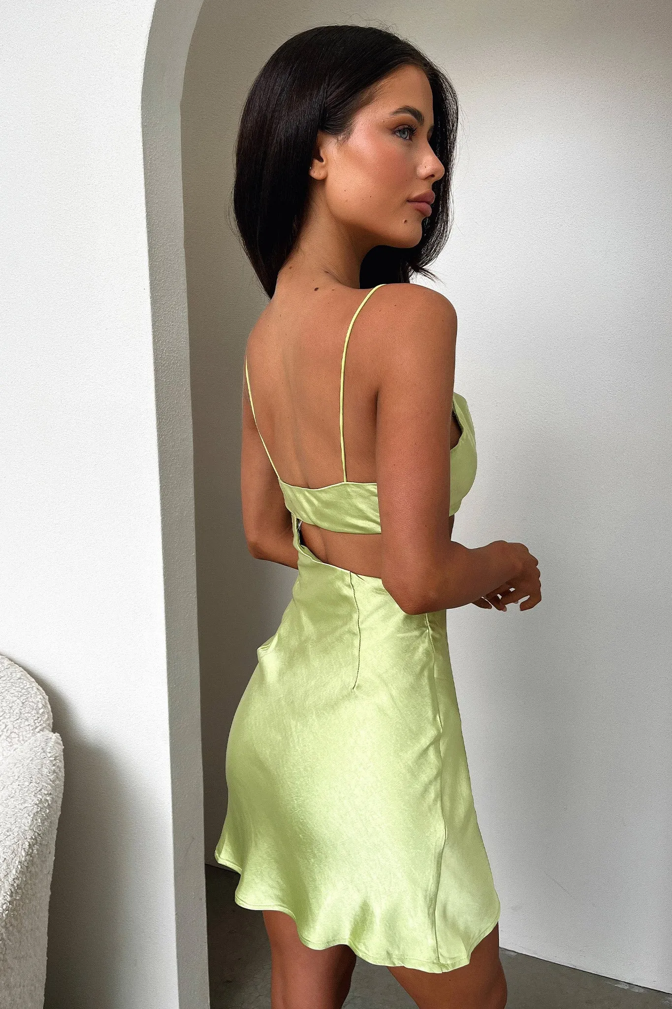 Oasis Mini Dress - Green