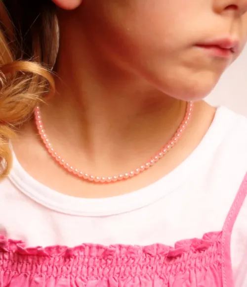 Pink Pearl Necklace for Baby & Kids
