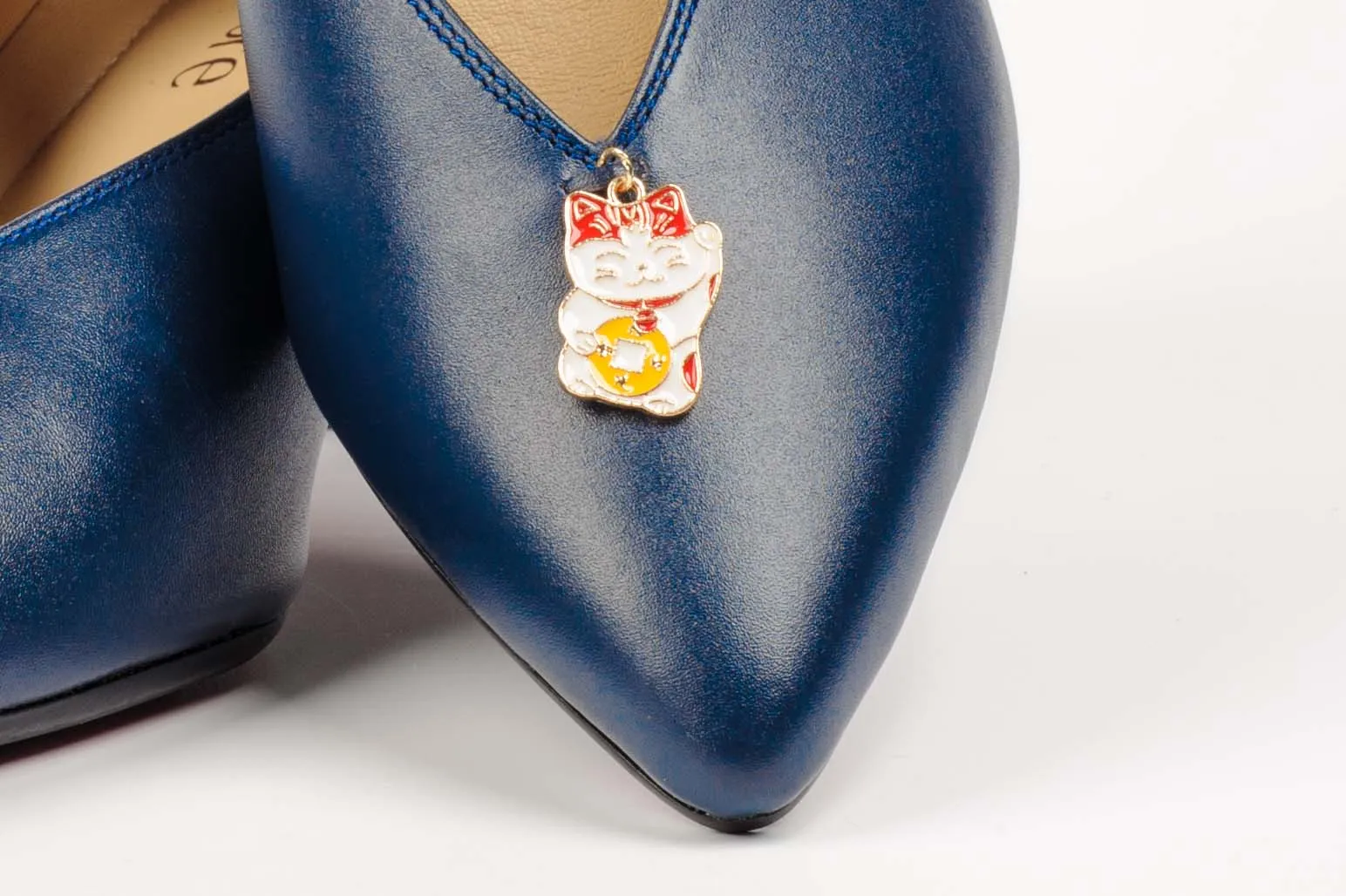 Shoeful 3" CNY Stilettos - Maneki-Neko Meow