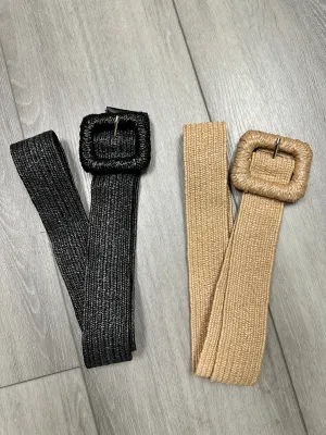 Square Woven Stretch Belt