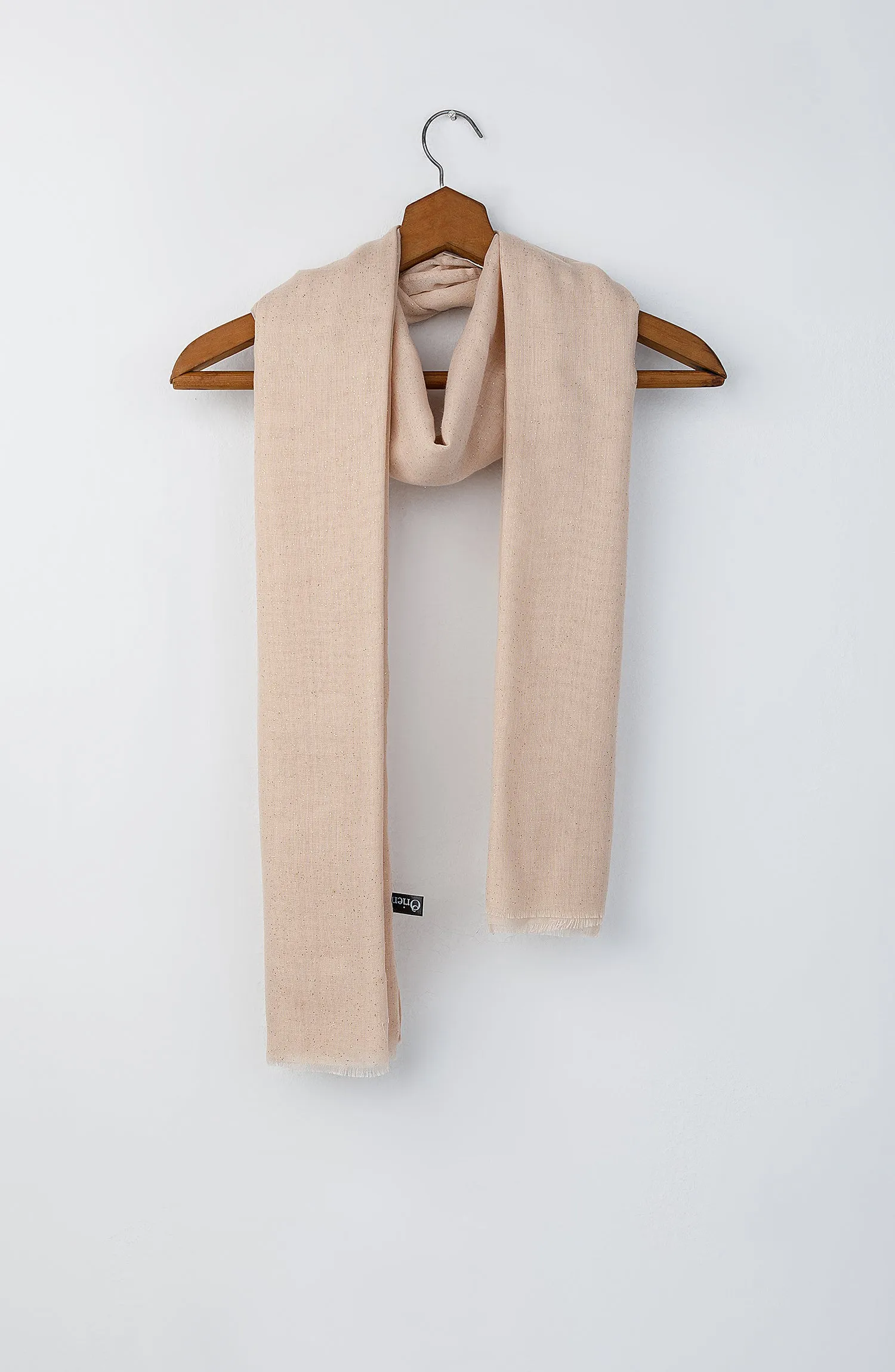Stitched 1 Piece Dyed Cotton Scarf (WADC23W-1022)