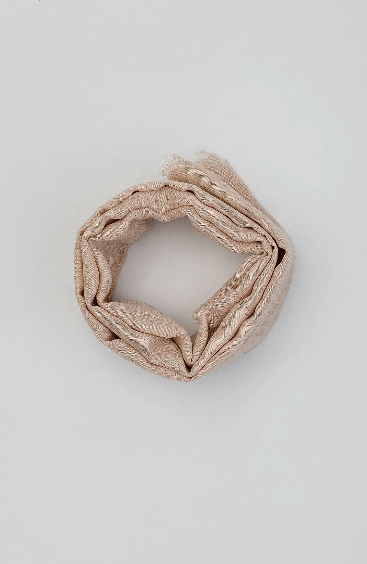 Stitched 1 Piece Dyed Cotton Scarf (WADC23W-1022)