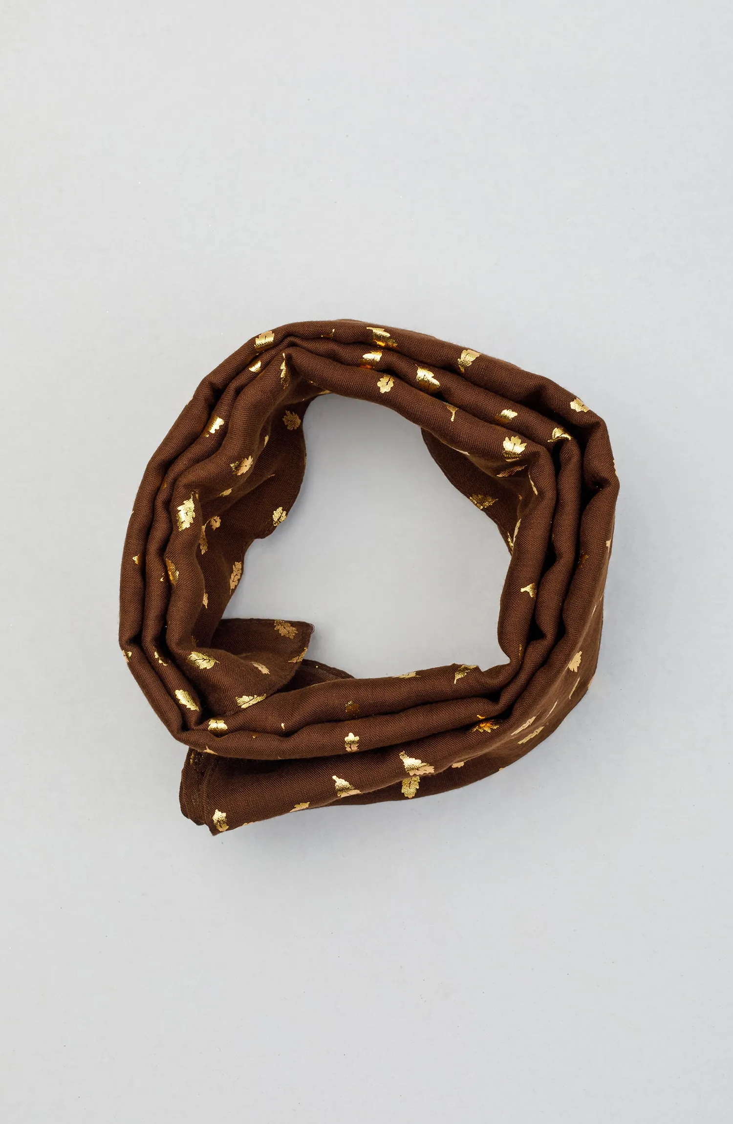 Stitched 1 Piece Dyed Cotton Scarf (WADC23W-1048)