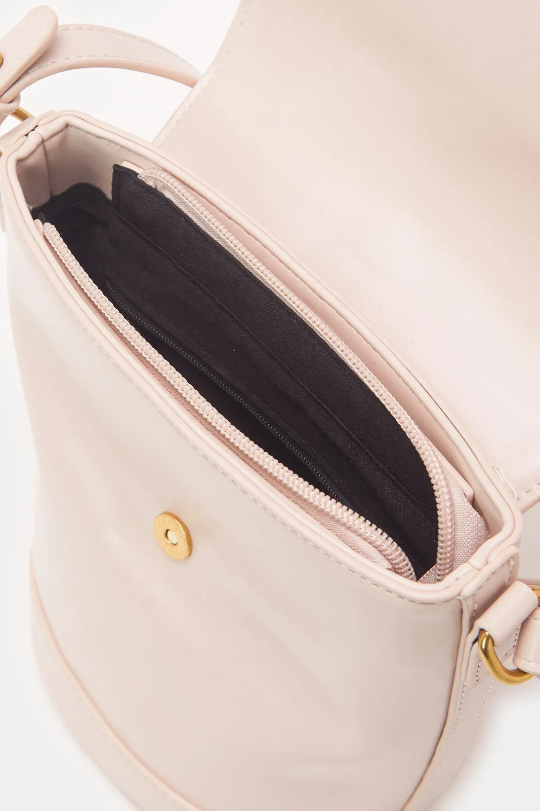 Women Pink Solid Handbag