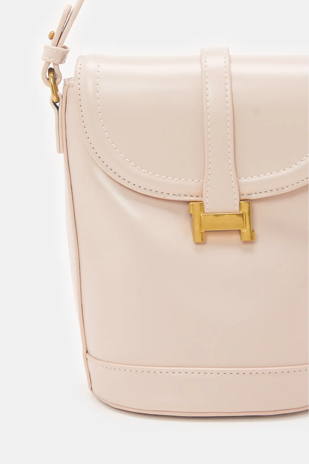 Women Pink Solid Handbag